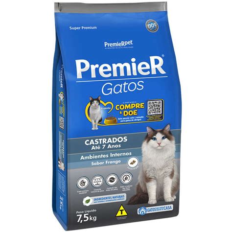 premier gatos castrados 7 5kg